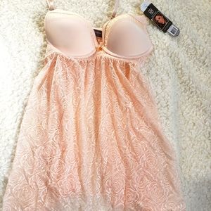 Daisy Fuentes Intimates Lace Babydoll